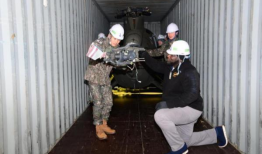 韩国向联合国肯尼亚维和部队捐赠了6架退役直升机