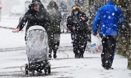 气象地图显示本周将有更多小雪到来，苏格兰降雪情况更新