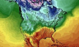 美国天气预警：反常热浪将袭击北极空气，引发风暴
